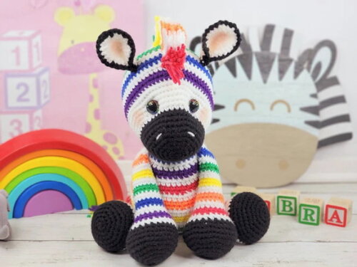 Receita Zebra Amigurumi