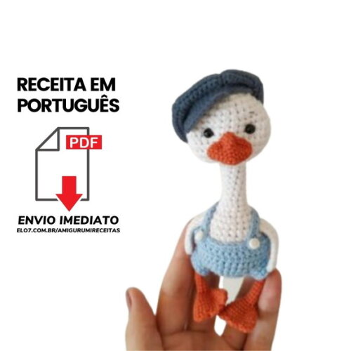 Receitas em PDF - Ganso Amigurumi