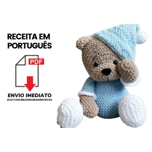 Receitas em PDF - Urso Amigurumi