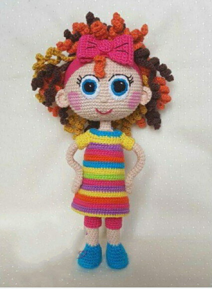 Receitas em PDF- Boneca Amigurumi