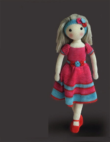Receitas em PDF- Boneca Amigurumi