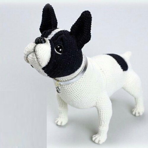 Receitas em PDF- Bulldog frances Amigurumi