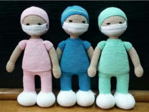Receitas em PDF- Enfermeiros Amigurumi