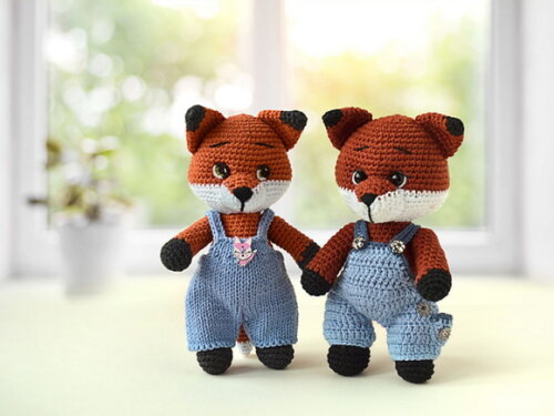 Receitas em PDF- Raposa Amigurumi