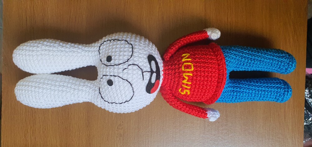 Simon em Amigurumi- Coelho