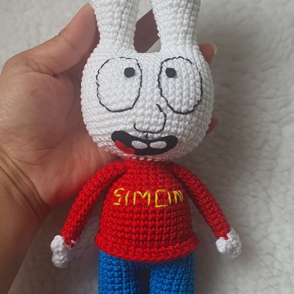 Simon em Amigurumi- Coelho
