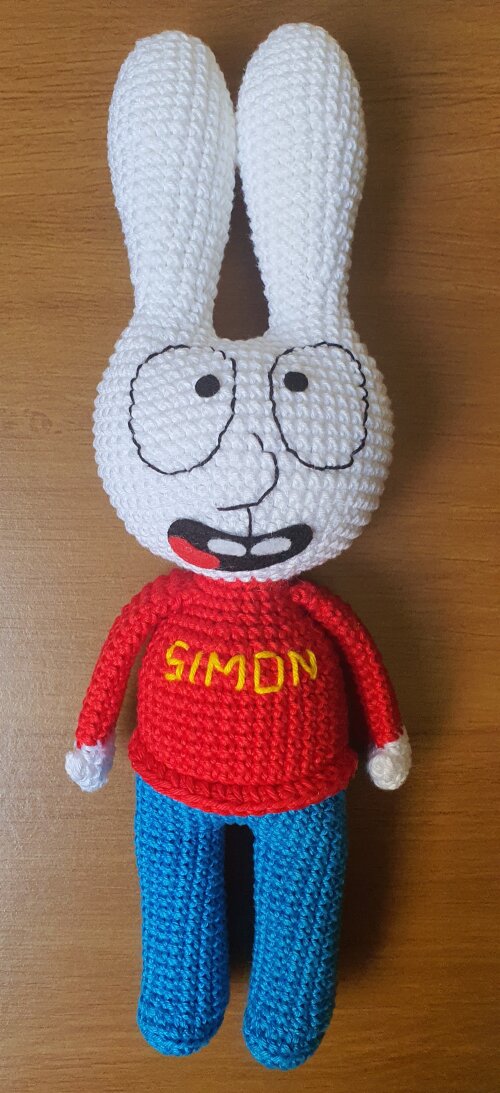 Simon em Amigurumi- Coelho