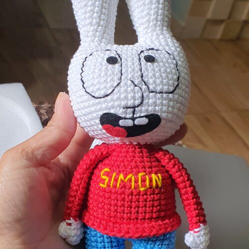 Simon em Amigurumi- Coelho
