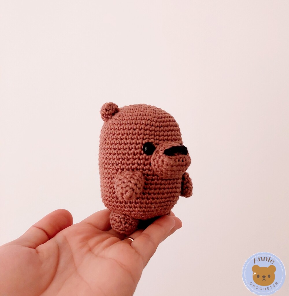 Ursinho Pardo de Crochê Amigurumi