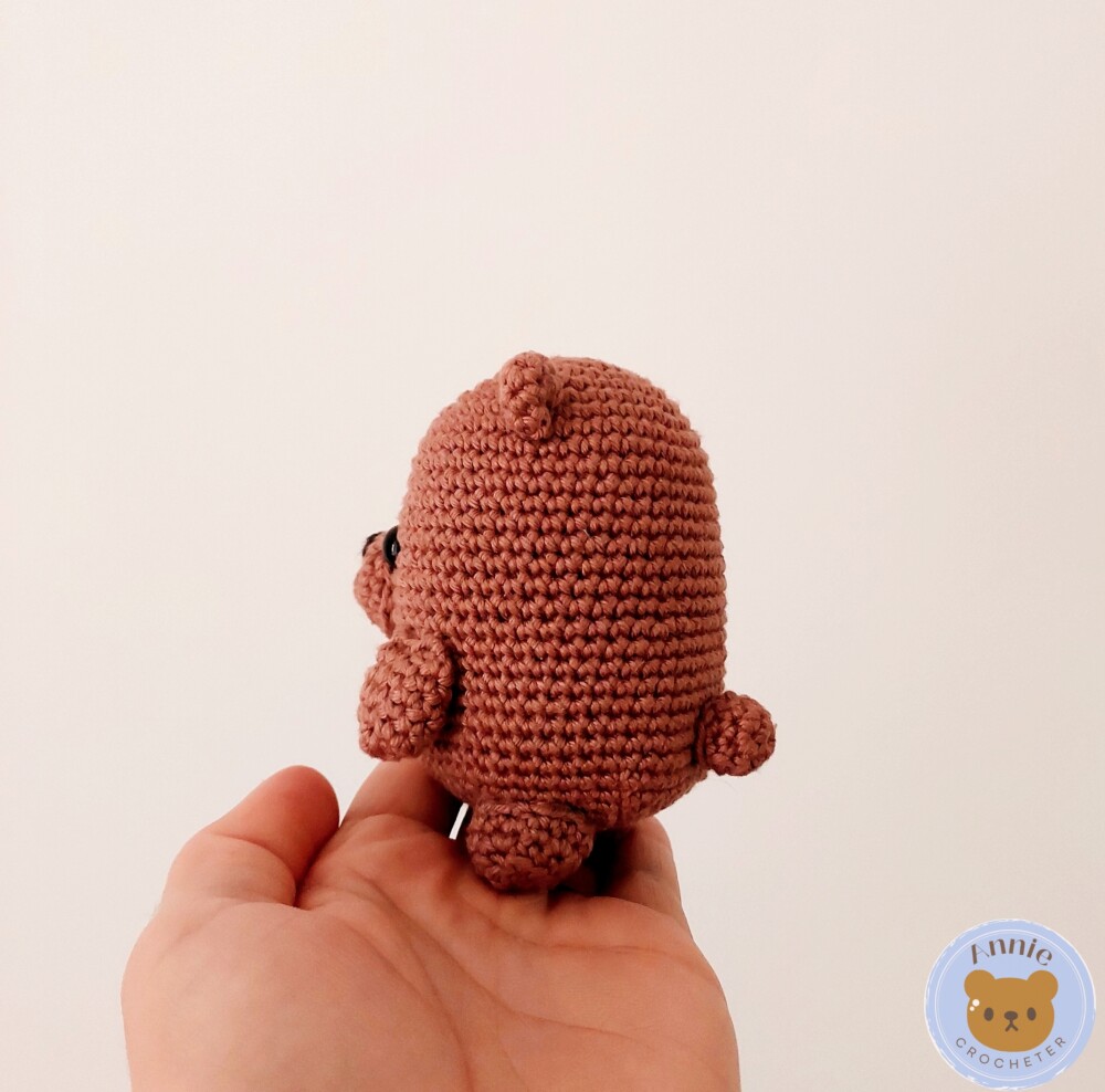 Ursinho Pardo de Crochê Amigurumi