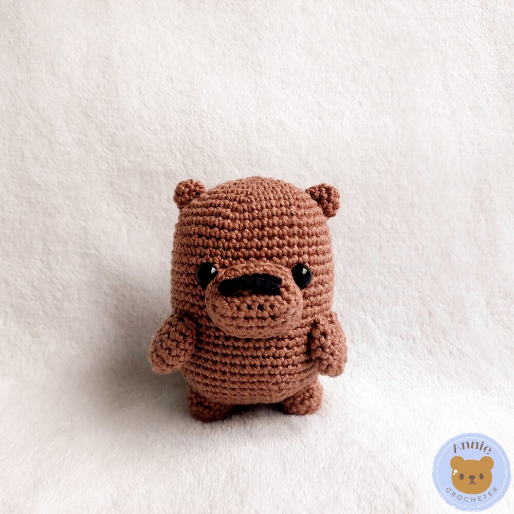 Ursinho Pardo de Crochê Amigurumi