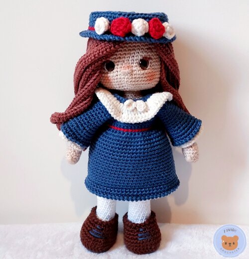 Boneca de Crochê Anne Amigurumi