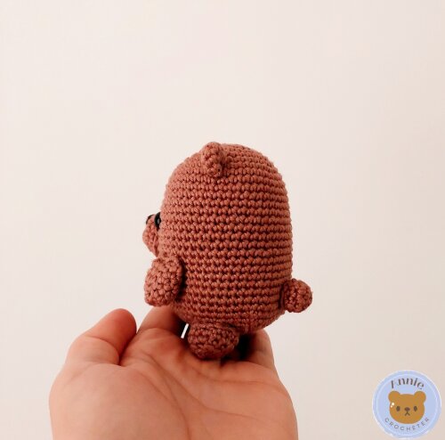 Ursinho Pardo de Crochê Amigurumi