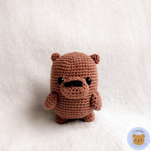 Ursinho Pardo de Crochê Amigurumi