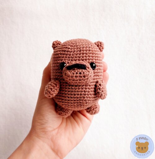 Ursinho Pardo de Crochê Amigurumi
