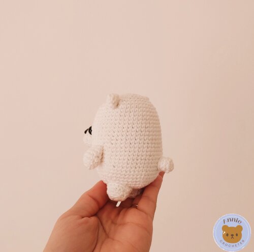 Ursinho Polar de Crochê Amigurumi