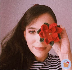 Flor de Natal de Crochê Amigurumi