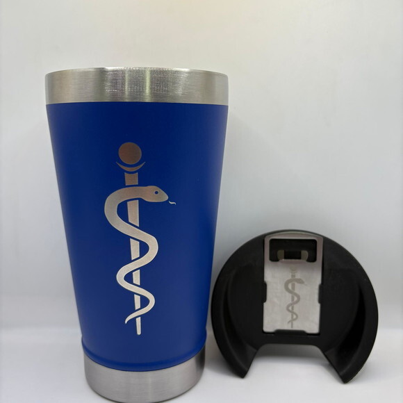 Copo Térmico Azul Royal Personalizado Dia dos Pais