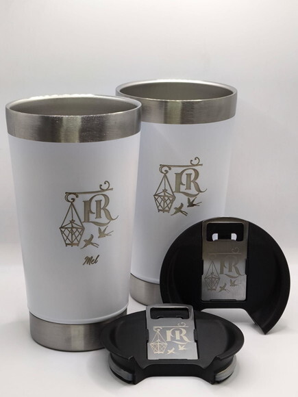 Copo Térmico Branco Personalizado Brinde Casamento