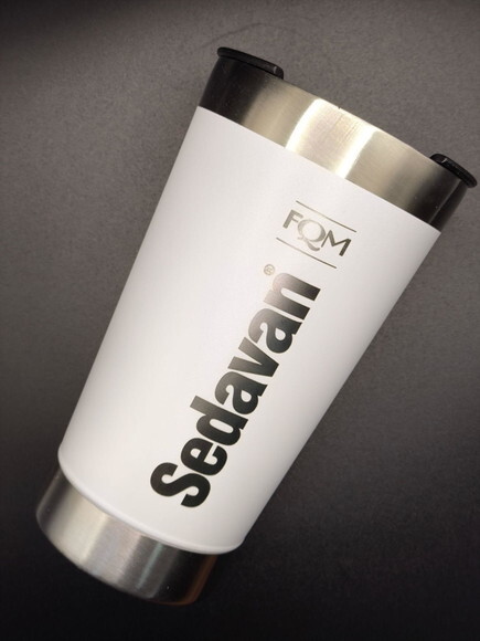 Copo Térmico Branco Personalizado Brinde Corporativo