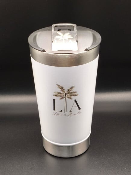 Copo Térmico Branco Personalizado Laser