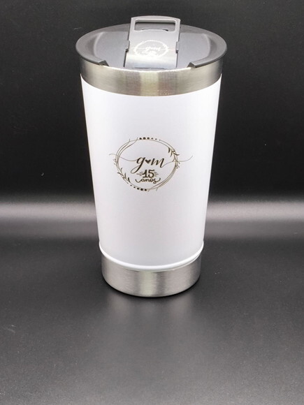 Copo Térmico Branco Personalizado para Festas