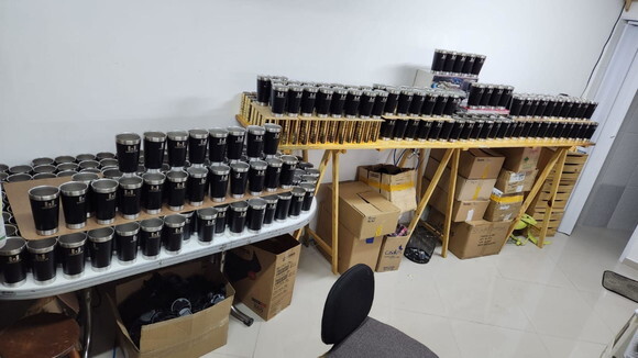 Copo Térmico Personalizado para Casamento Preto