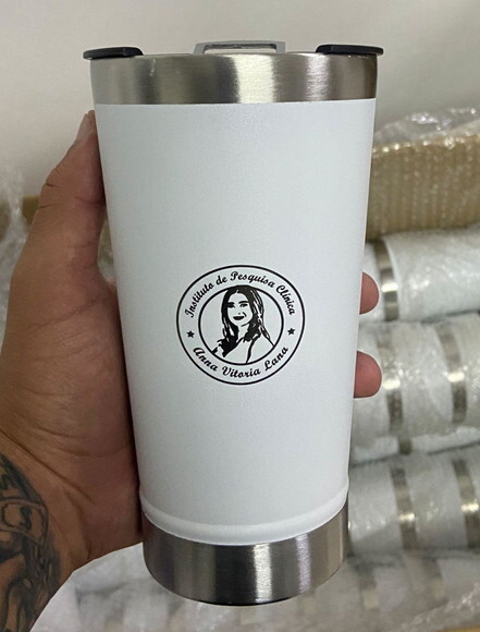 Copo Térmico Personalizado para Empresas Branco