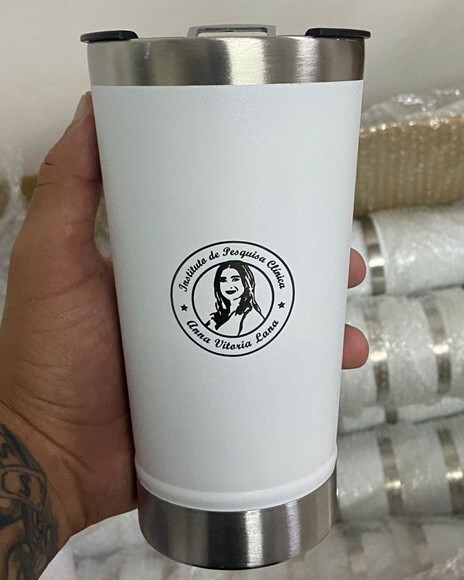 Copo Térmico Personalizado para Eventos Branco