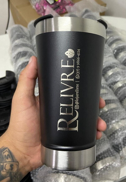 Copo Térmico Personalizado para Eventos Preto