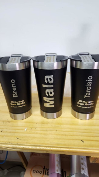 Copo Térmico Personalizado Preto para Empresas