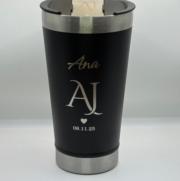Copo Térmico Preto Personalizado Brinde Eventos