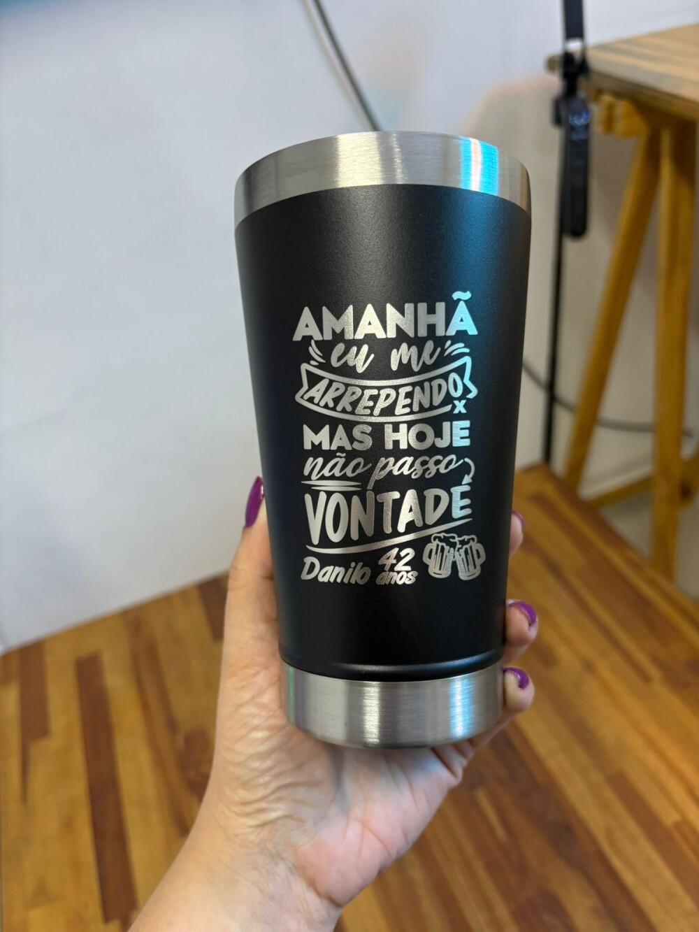 Copo Térmico Personalizado para Empresas Preto
