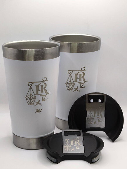 Copo Térmico Branco Personalizado Brinde Casamento