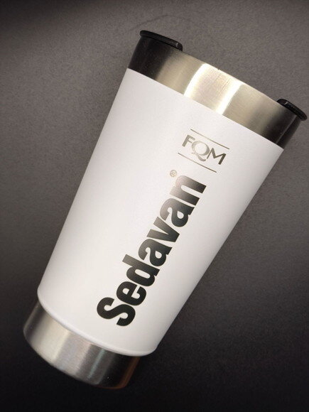 Copo Térmico Branco Personalizado Brinde Corporativo