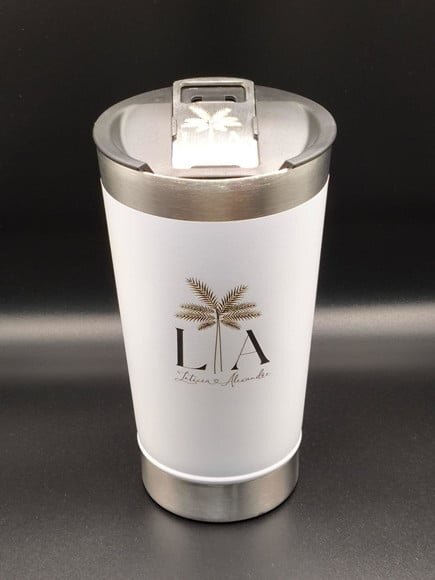 Copo Térmico Branco Personalizado Laser