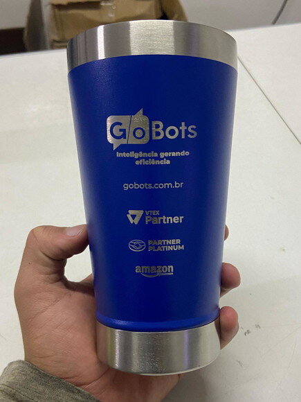 Copo Térmico Personalizado Dia dos Pais Azul