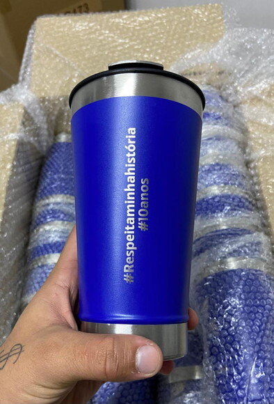 Copo Térmico Personalizado para Empresas Azul