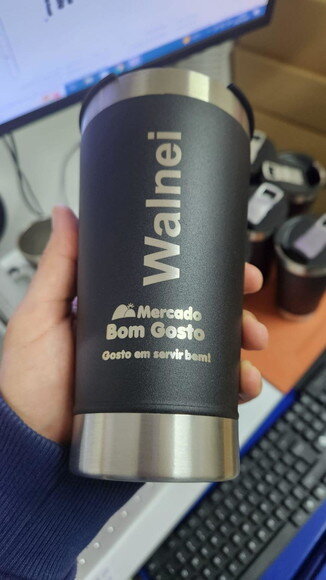 Copo Térmico Personalizado para Empresas Preto