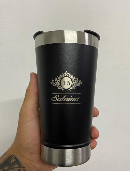 Copo Térmico Personalizado para Eventos Preto