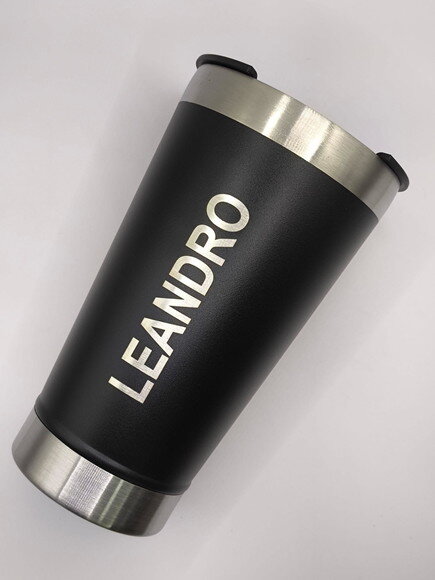 Copo Térmico Preto Personalizado Brinde Corporativo