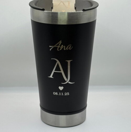 Copo Térmico Preto Personalizado Brinde Eventos