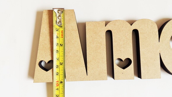 Amor Coração Mdf