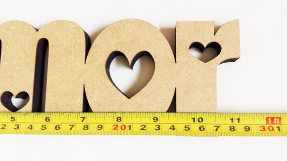 Amor Coração Mdf