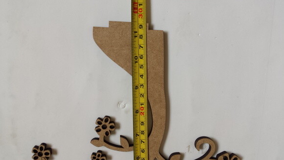 Árvore decorativa Love birds em MDF