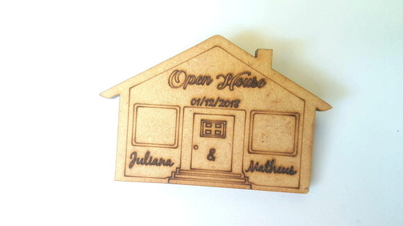Aplique Casinha Open House Personalizado