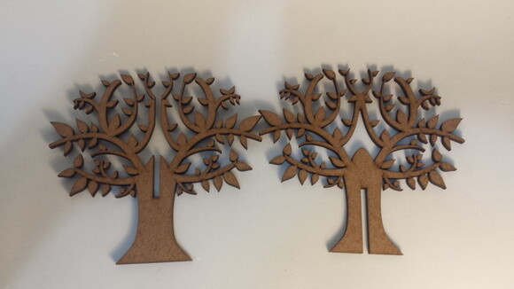 Mini Árvore da Vida 3D em MDF para Decoração 10 cm