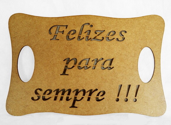 Placa Felizes para sempre