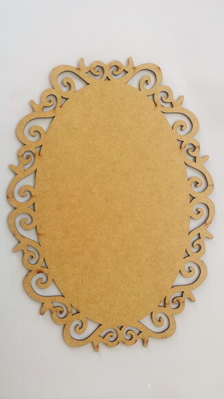 Placa decorativa Oval