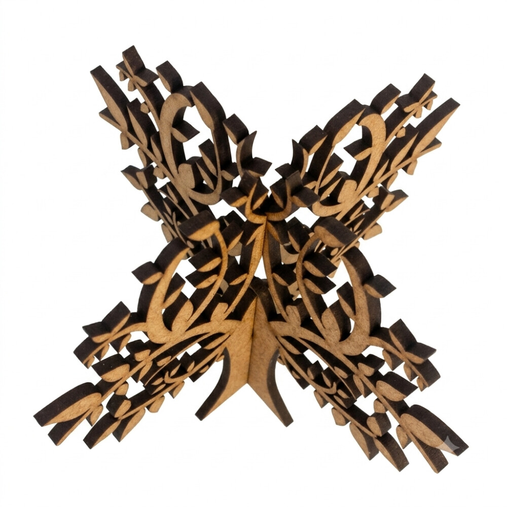 Mini Árvore da Vida 3D em MDF para Decoração 10 cm